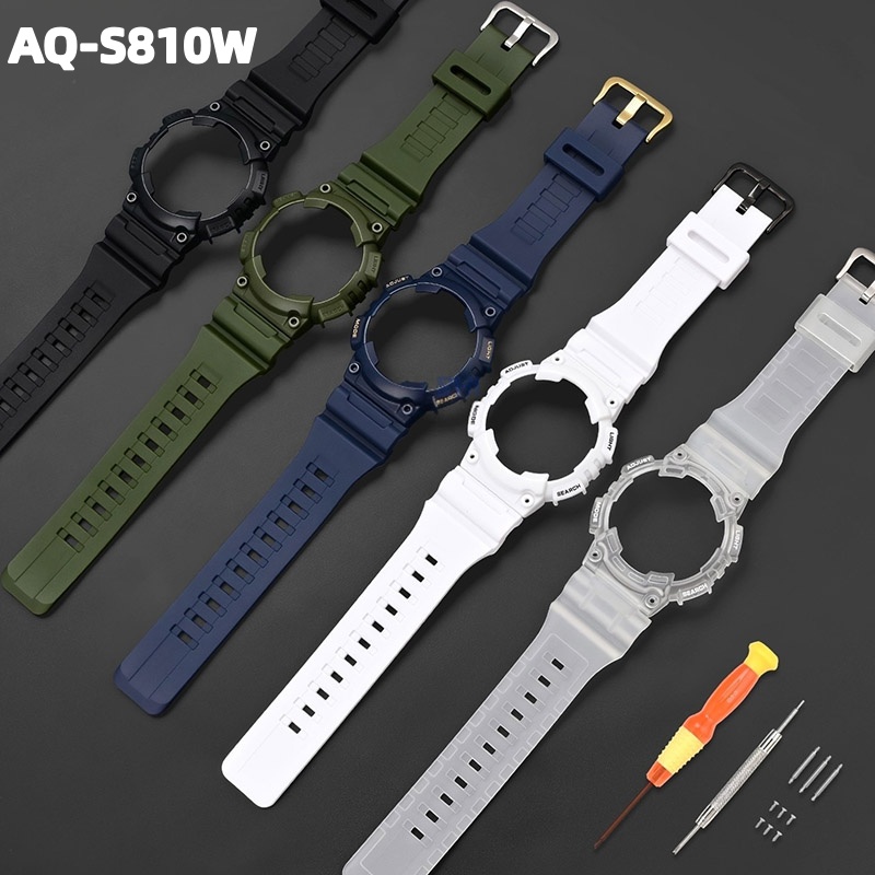 Resin Art Watch - Voor Casio AQ-S810 AQ-S810W AQS810WC WC-5208