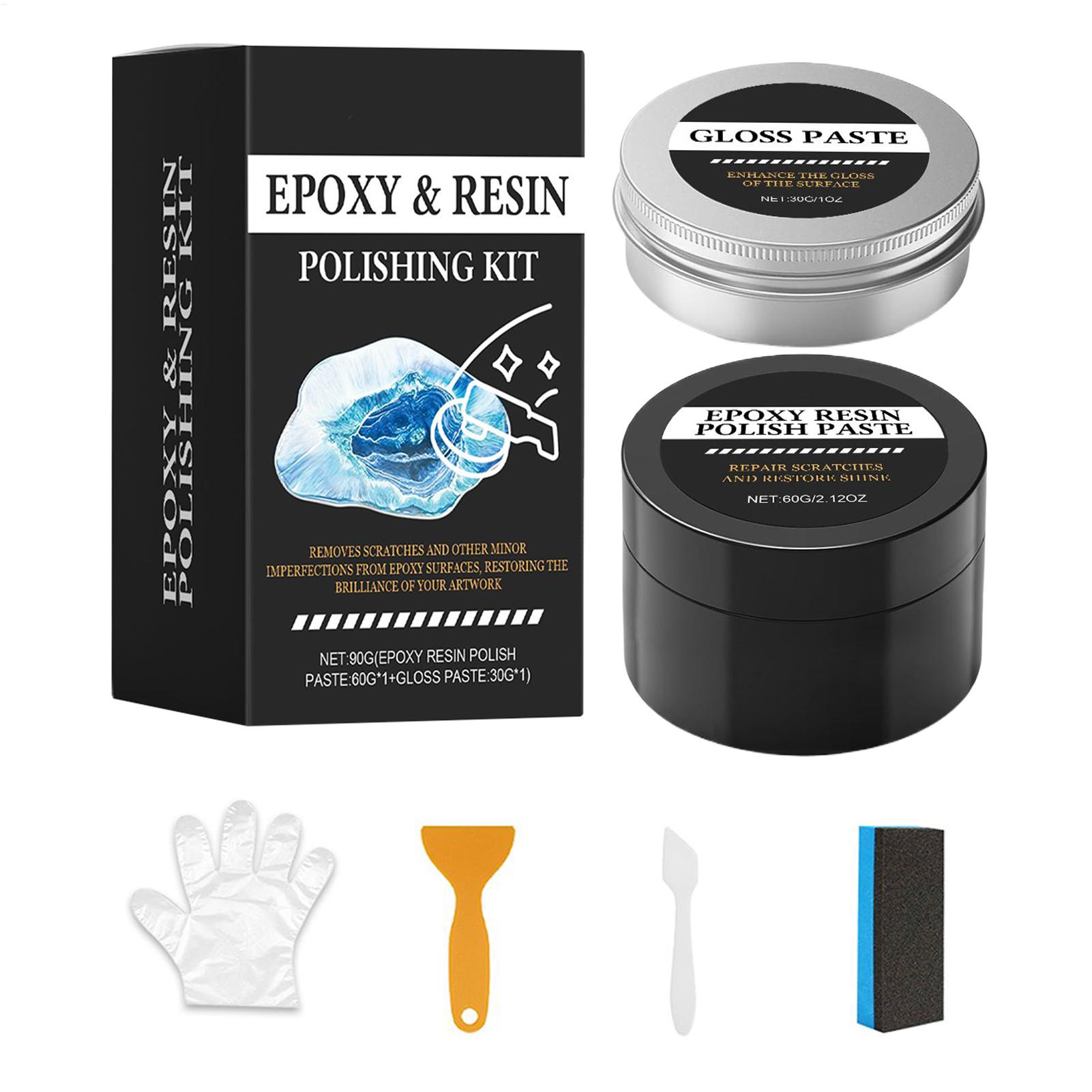 Resin Art Kit - Epoxyhars hoogglans polijstpasta Hars polijstset Romige
