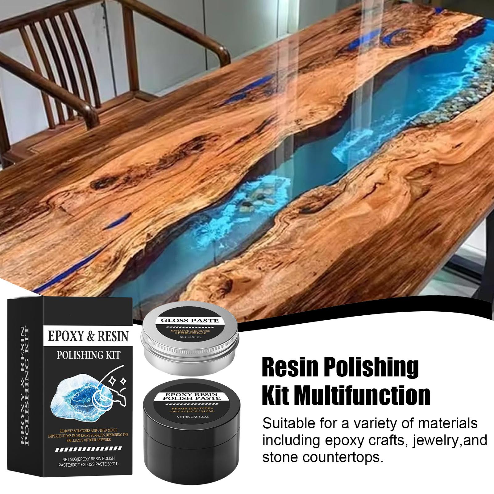 Resin Art Kit - Epoxyhars Polijstset - Romige krasverwijderende compound