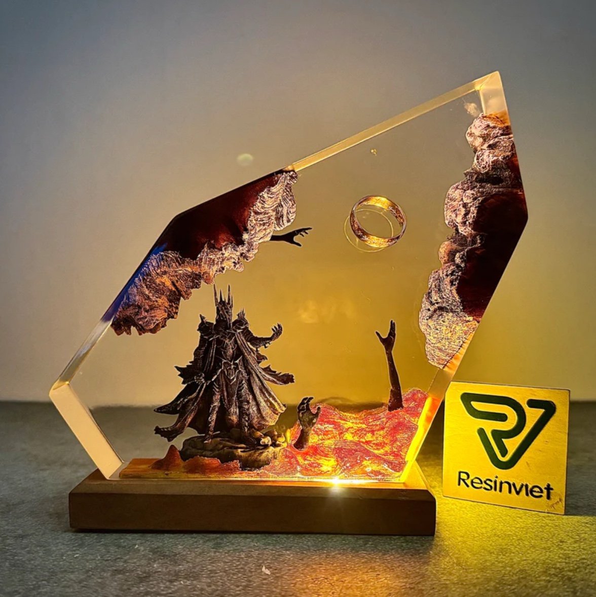 Resin Art Lamp - 2026 Nieuwe Demon Realm Organismus Hars