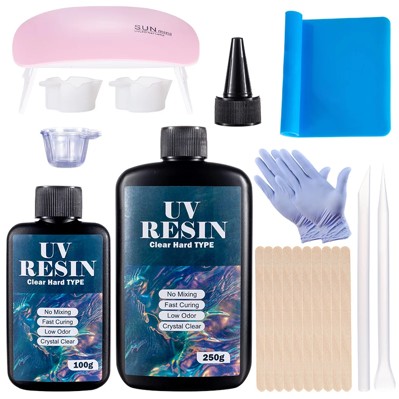 Resin Art Equipment - Harde UV-harslijmset Snel uithardende epoxyhars UV-lijm