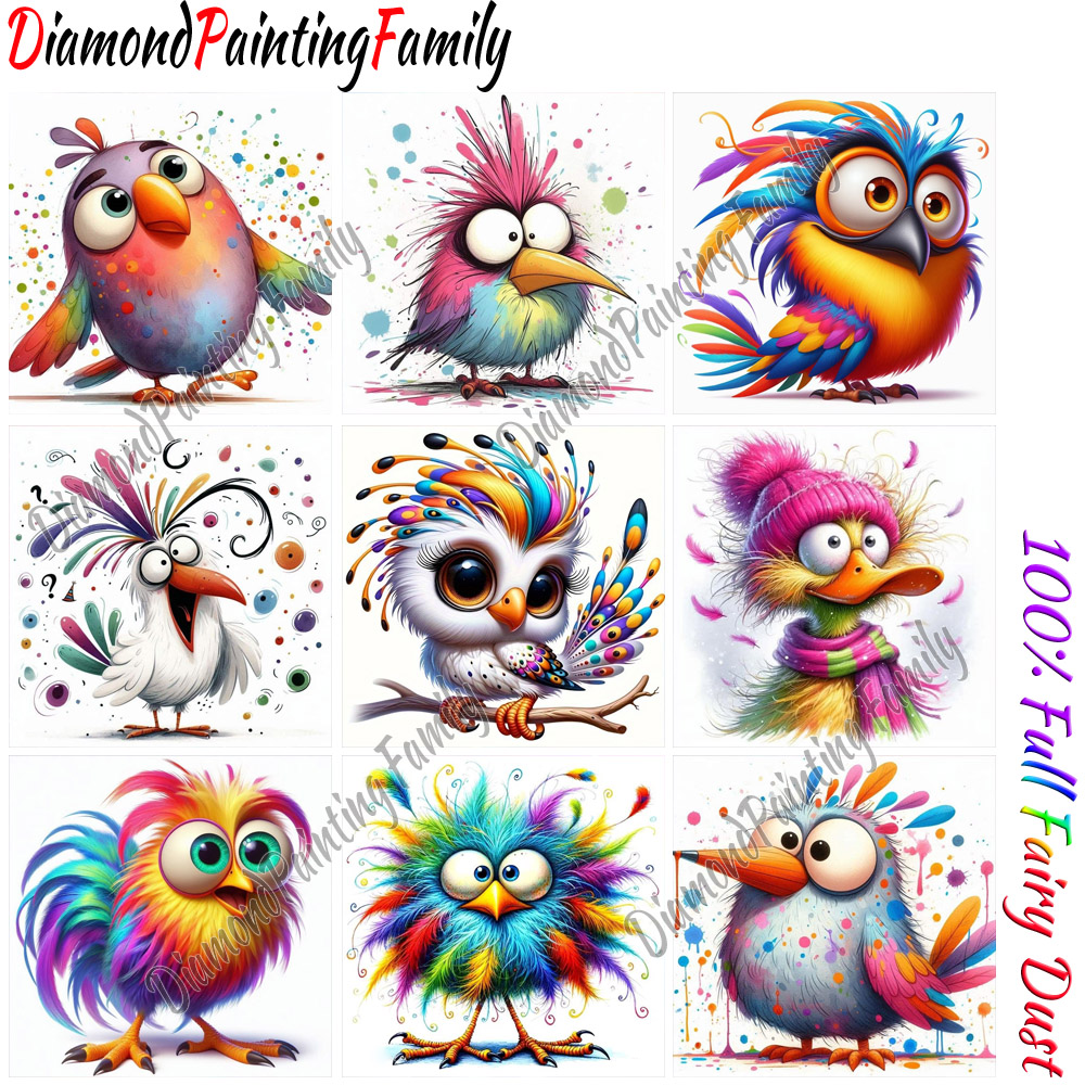 Resin Art Kit - Diamant Schilderij Familie Volledige Feeënstof Diamant