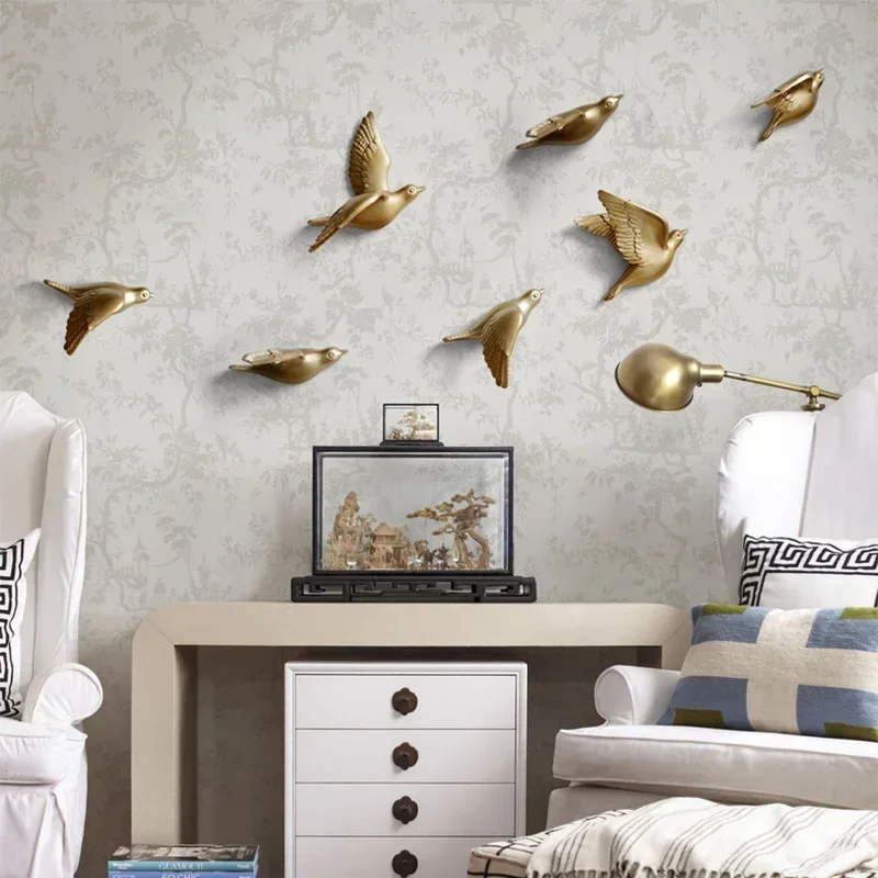 Background Resin Art - Europese Hars Vogels Muur Opknoping Duif
