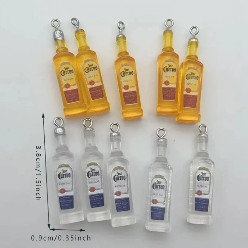 Resin Art Bottle - 10 stks/partij simulatie bierfles drank hars