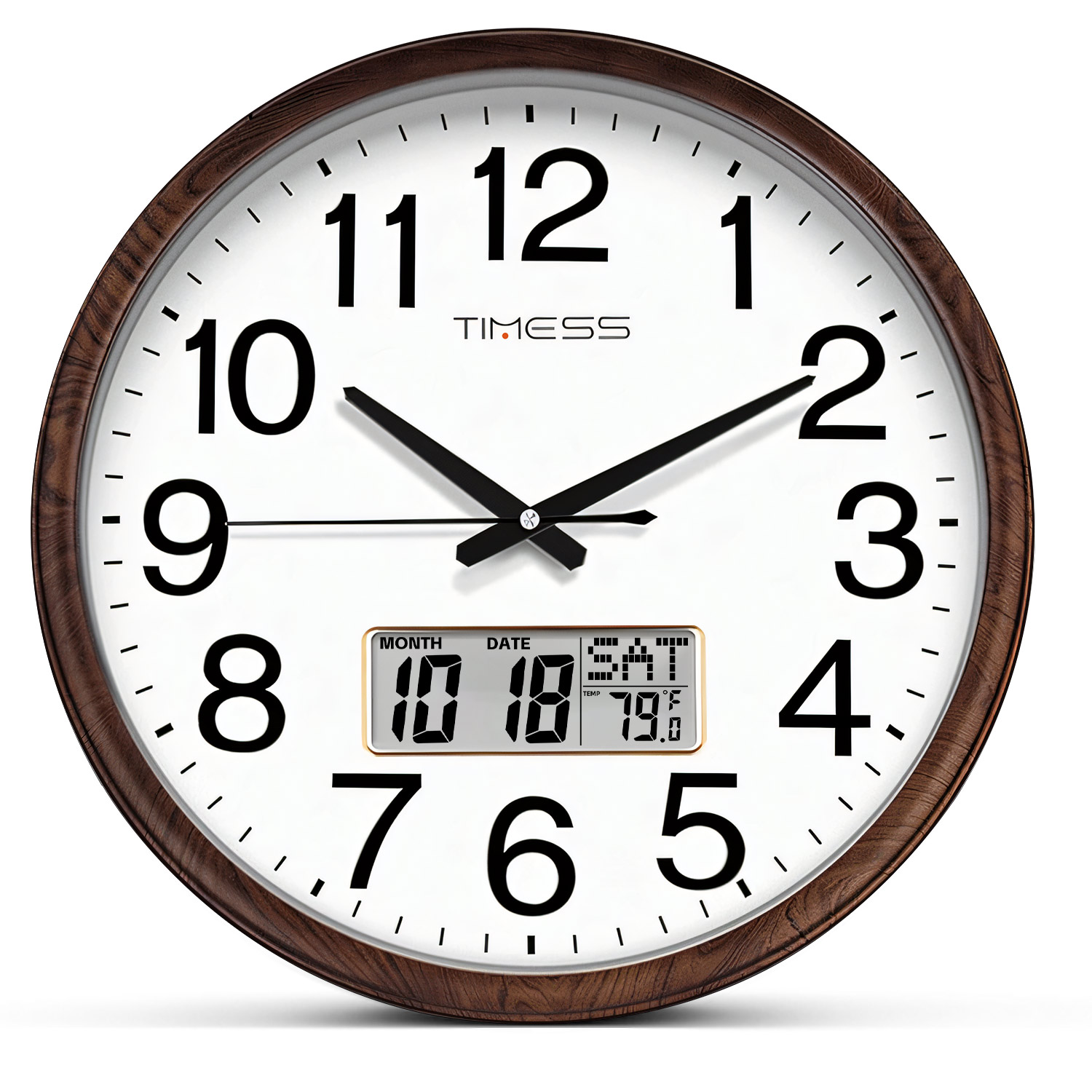 Resin Art Watch - TIMESS 13-inch houten wandklok met eeuwigdurende