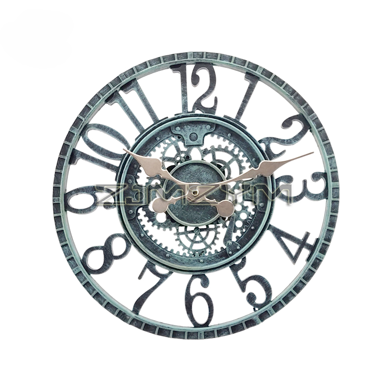Resin Art Watch - 12 Inch Indoor/Outdoor Retro Waterdichte Wandklok