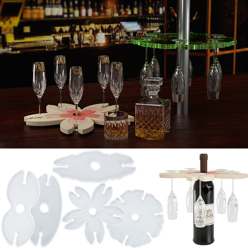 Resin Art Equipment - 3-laags siliconen mal voor UV epoxyhars