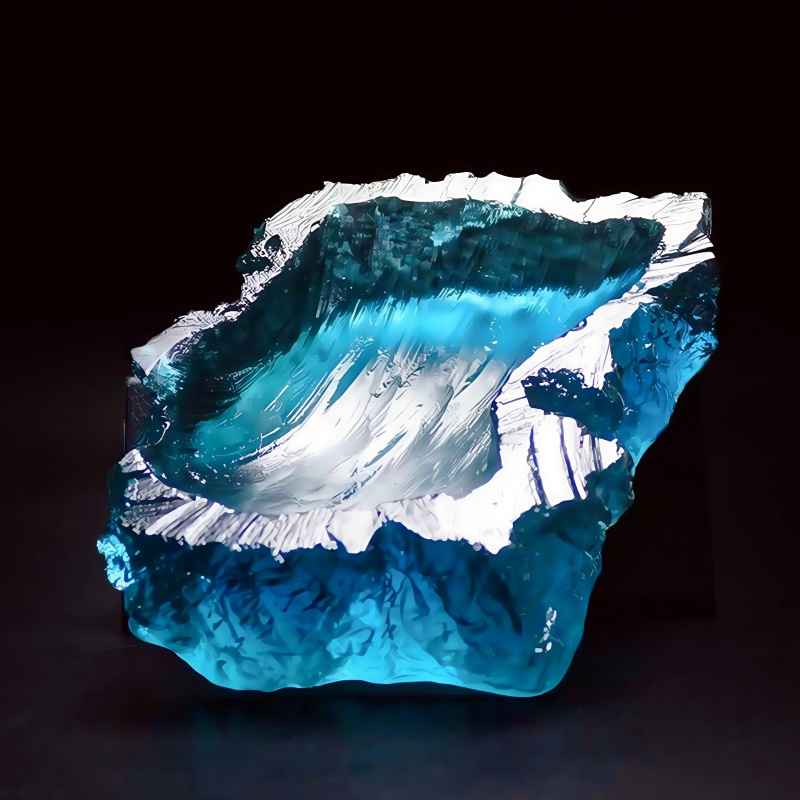 Resin Art Ring Design - Ocean Wave Design Plaat Epoxyhars Kunst