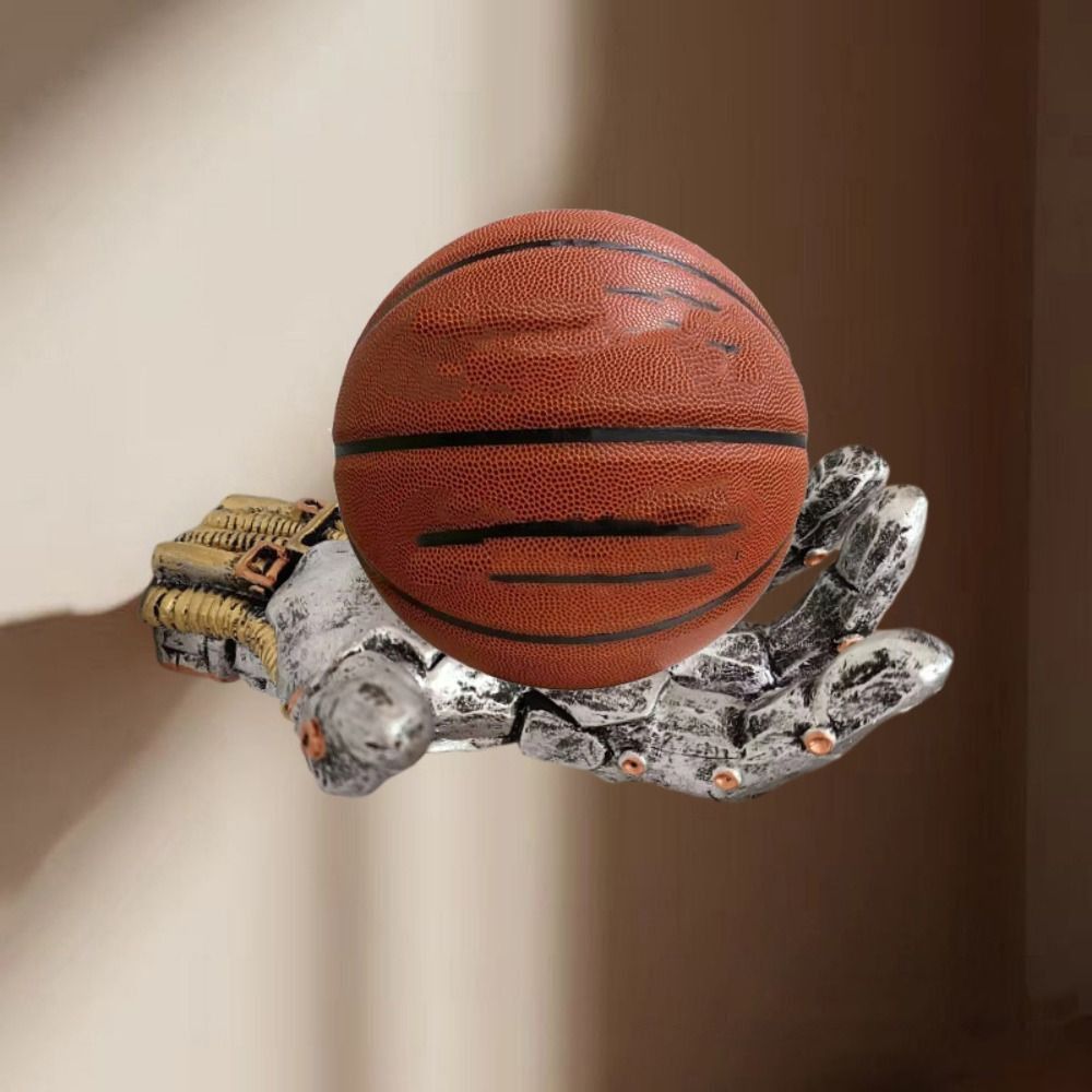 Background Resin Art - Model Hars Basketbal Opbergrek Wandmontage Creatieve