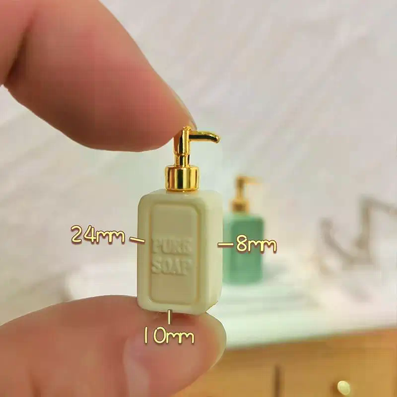 4 stuks miniatuur zeepdispense - Resin Art Bottle recensie en prijs
