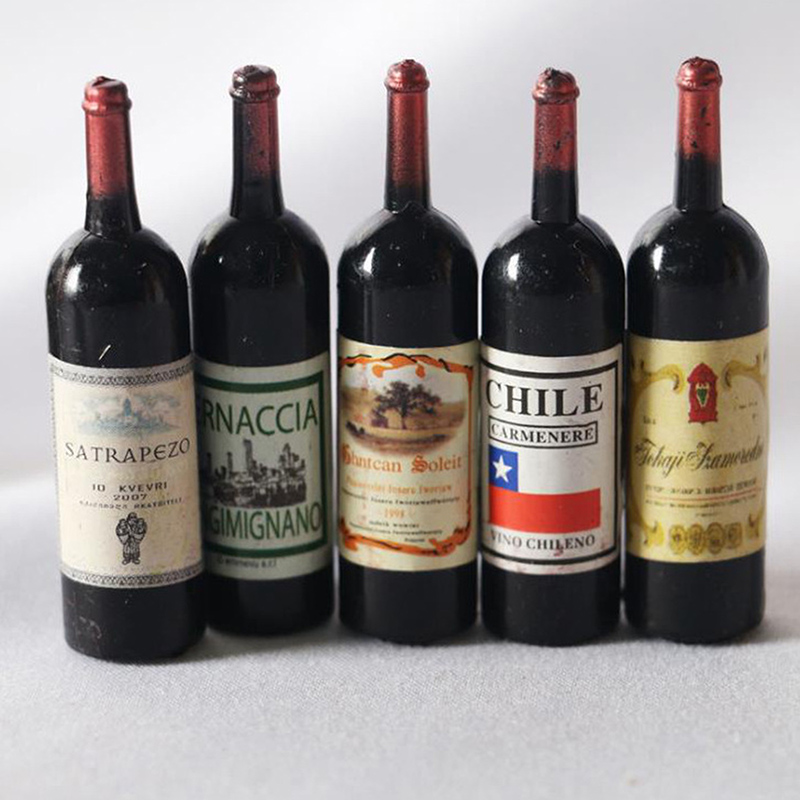 5 stuks 1/12 poppenhuis miniat - Resin Art Bottle recensie en prijs