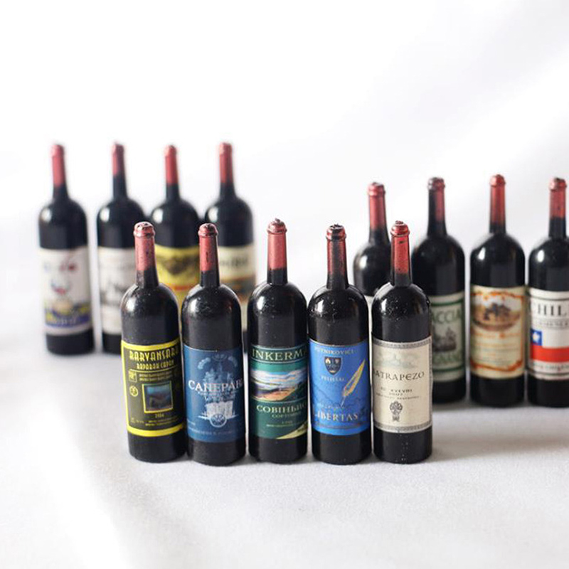 5 stuks 1/12 poppenhuis miniat - Resin Art Bottle recensie en prijs