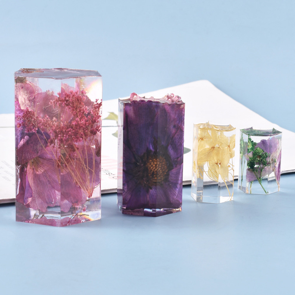 Cilinder siliconen mal zeshoek - Resin Art Equipment recensie en prijs