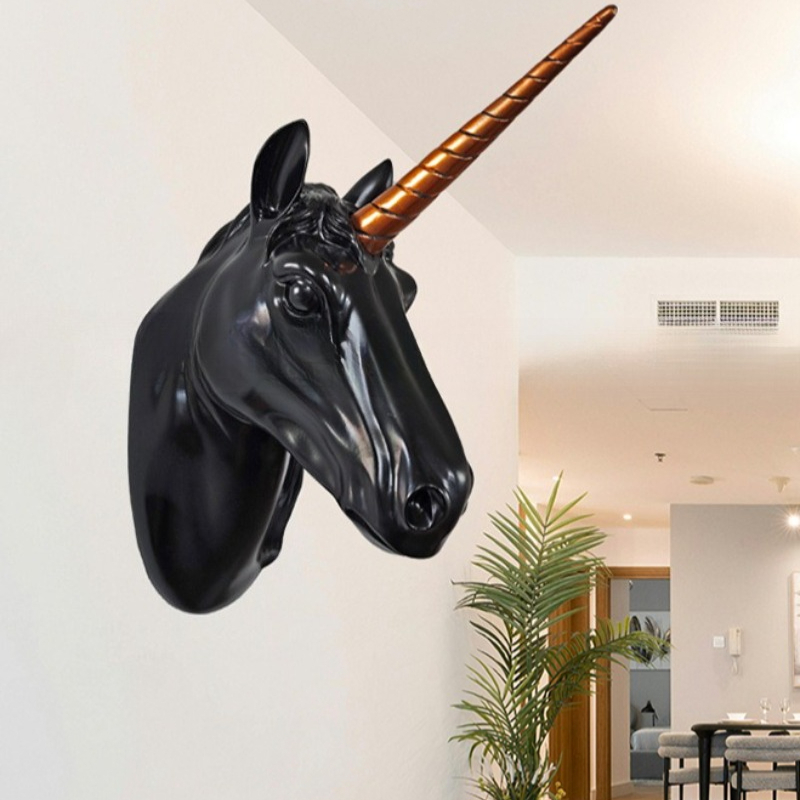 Eenhoorn paardenkop wanddecora - Background Resin Art recensie en prijs