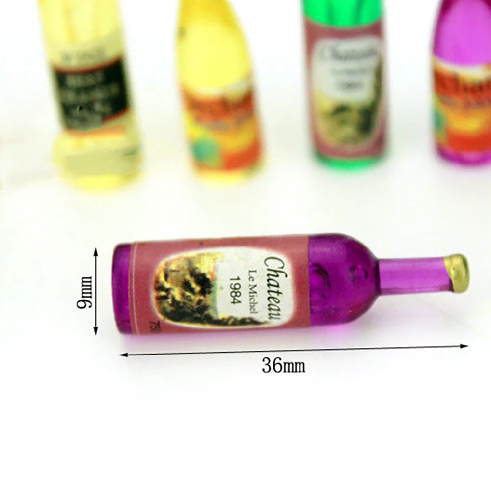6 Stuks 1/12 Poppenhuis Miniat - Resin Art Bottle recensie en prijs