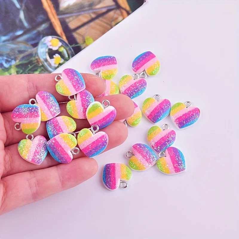 10 stuks kleurrijke hartvormig - Resin Art Engagement recensie en prijs
