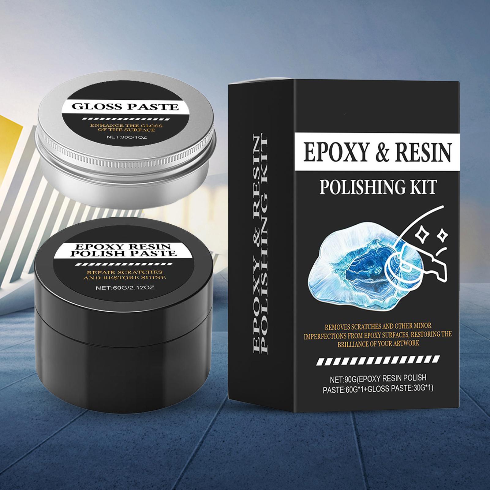 Epoxyhars hoogglans polijstpas - Resin Art Kit recensie en prijs