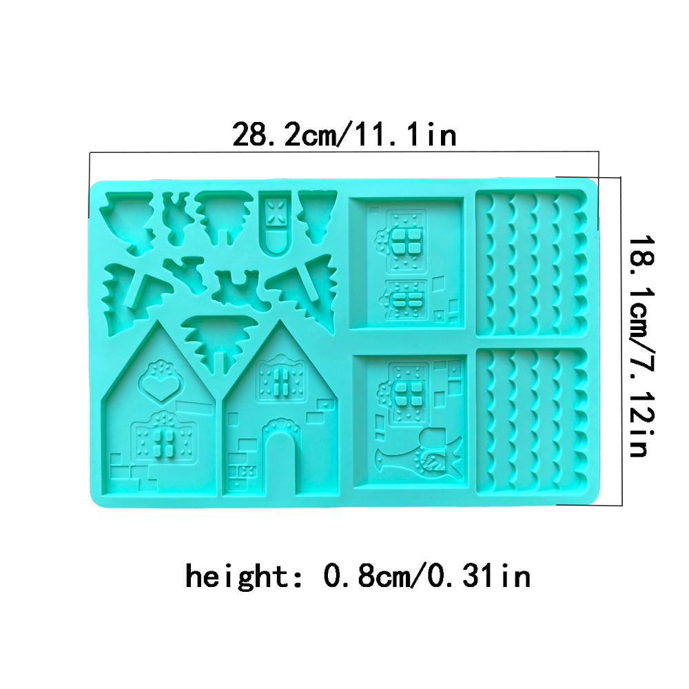 1 st Kerst Huis Chocolade Sili - Silicone Mold Ocean recensie en prijs