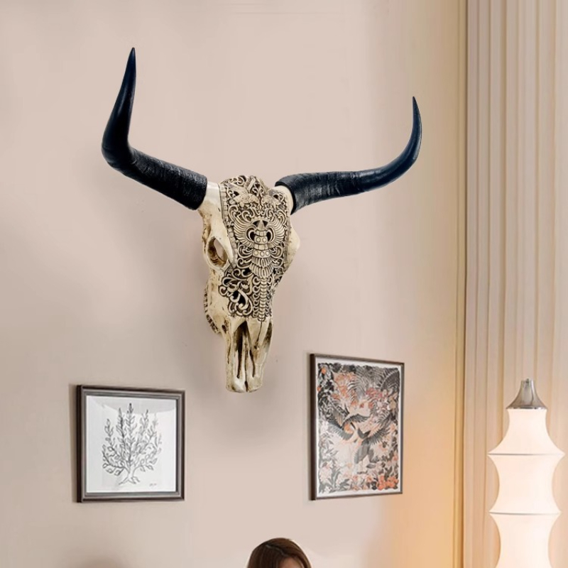 Hars Bull Head Wanddecoratie R - Background Resin Art recensie en prijs