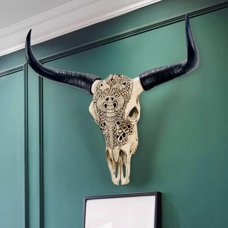 Hars Bull Head Wanddecoratie R - Background Resin Art recensie en prijs
