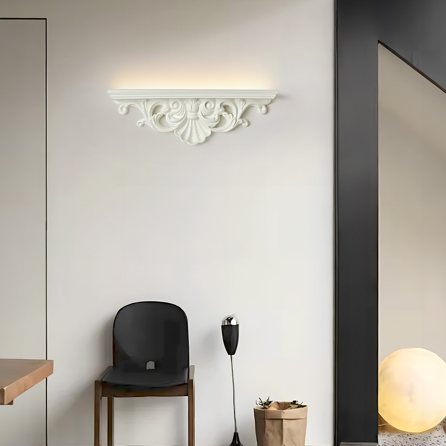 Franse reliëfpleister wandlamp - Background Resin Art recensie en prijs