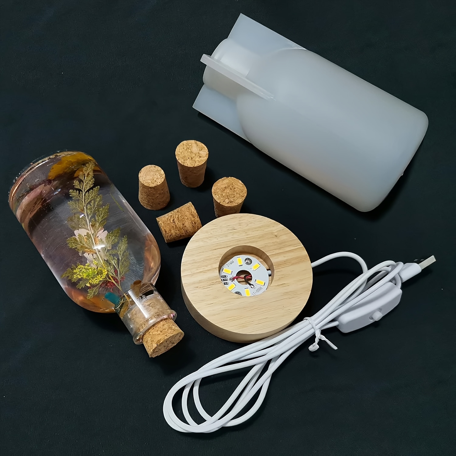 Drift Bottle Light Resin Mold  - Resin Art Equipment recensie en prijs