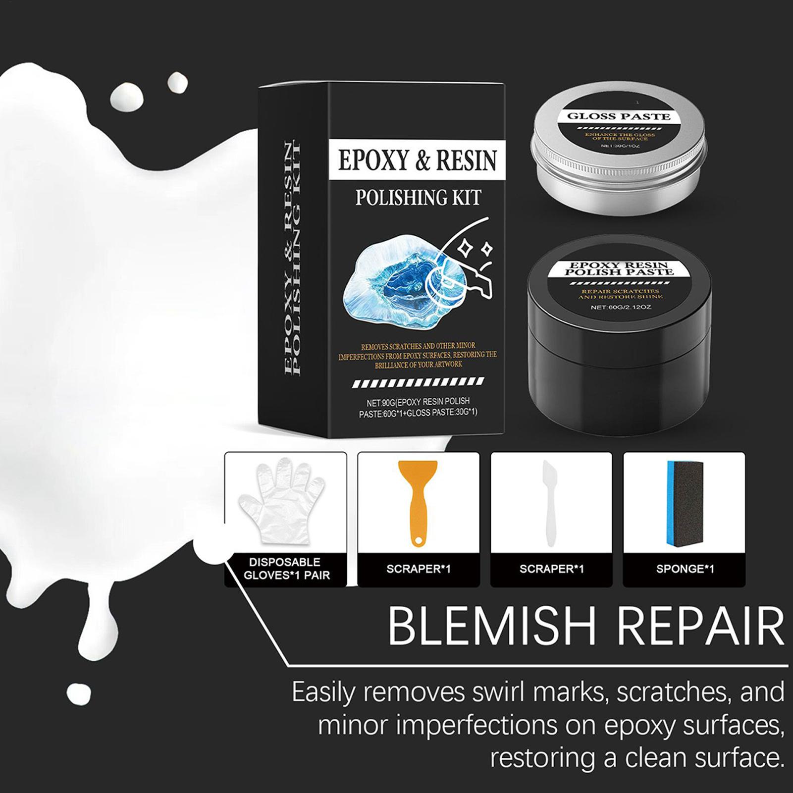 Epoxyhars Polijstset - Romige  - Resin Art Kit recensie en prijs