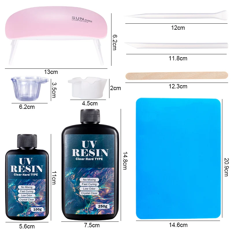 Harde UV-harslijmset Snel uith - Resin Art Equipment recensie en prijs