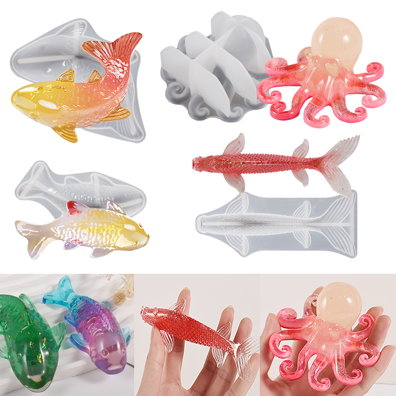 3D Koi Visvormige Epoxyhars Ma - Silicone Mold Ocean recensie en prijs