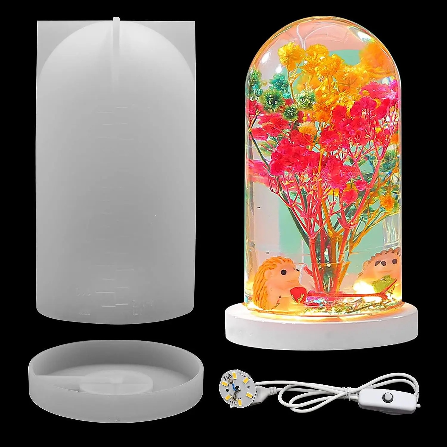 DIY Kristal Epoxyhars Mal Led  - Resin Art Lamp recensie en prijs