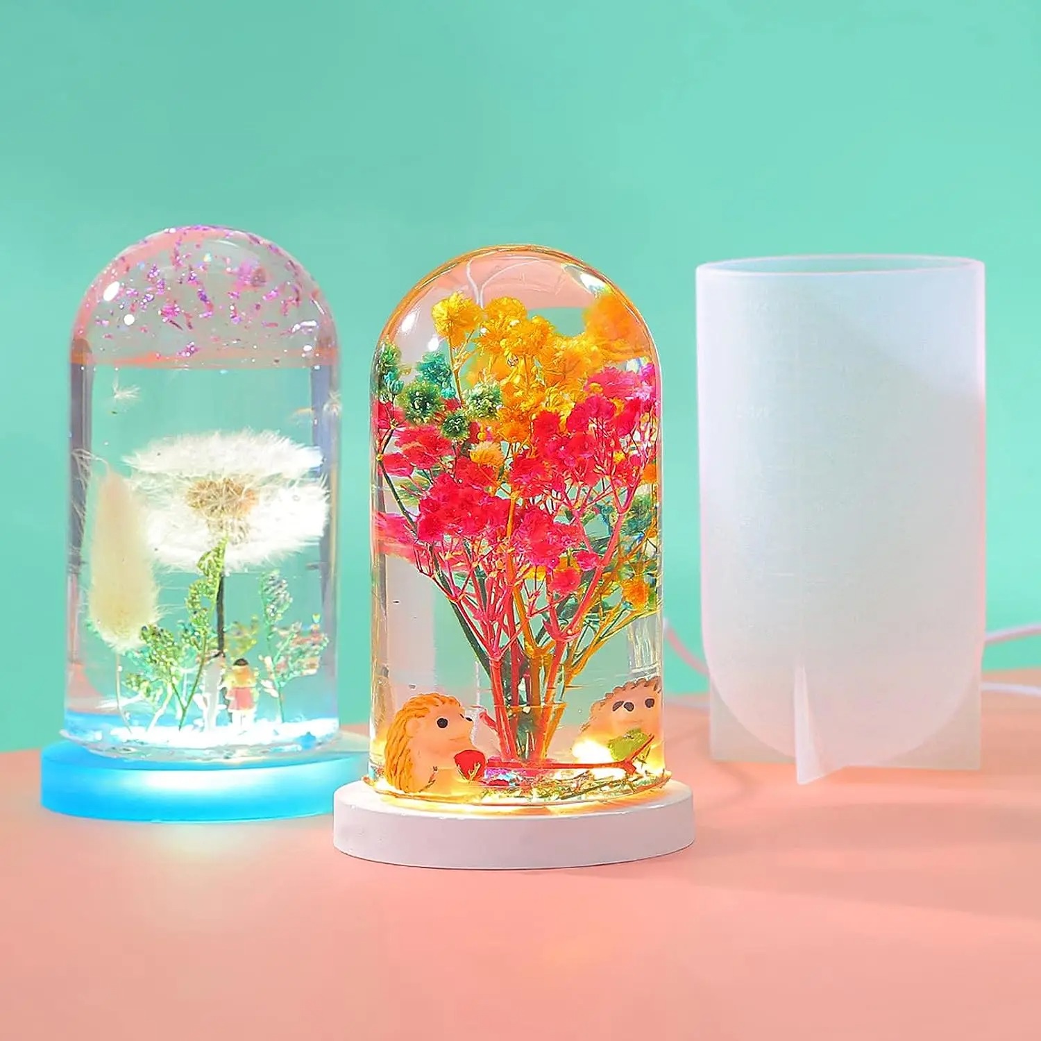 DIY Kristal Epoxyhars Mal Led  - Resin Art Lamp recensie en prijs