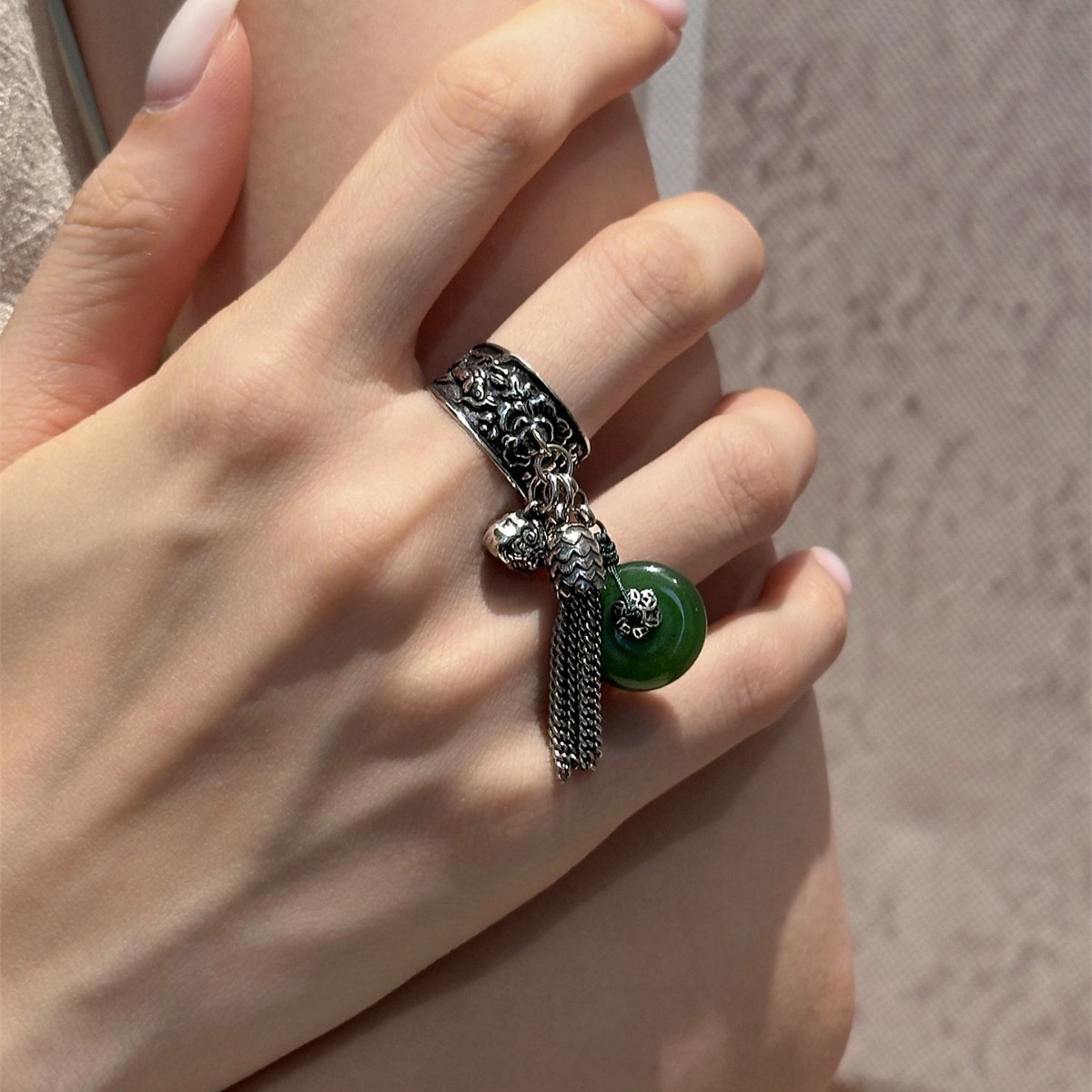 WJFH-ARTS Nieuwe Chinese stijl - Resin Art Ring Design recensie en prijs