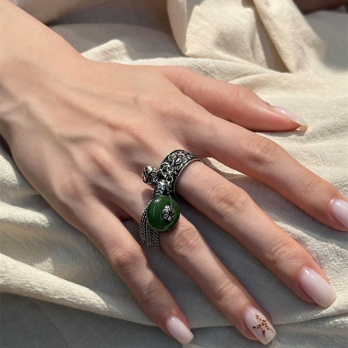 WJFH-ARTS Nieuwe Chinese stijl - Resin Art Ring Design recensie en prijs