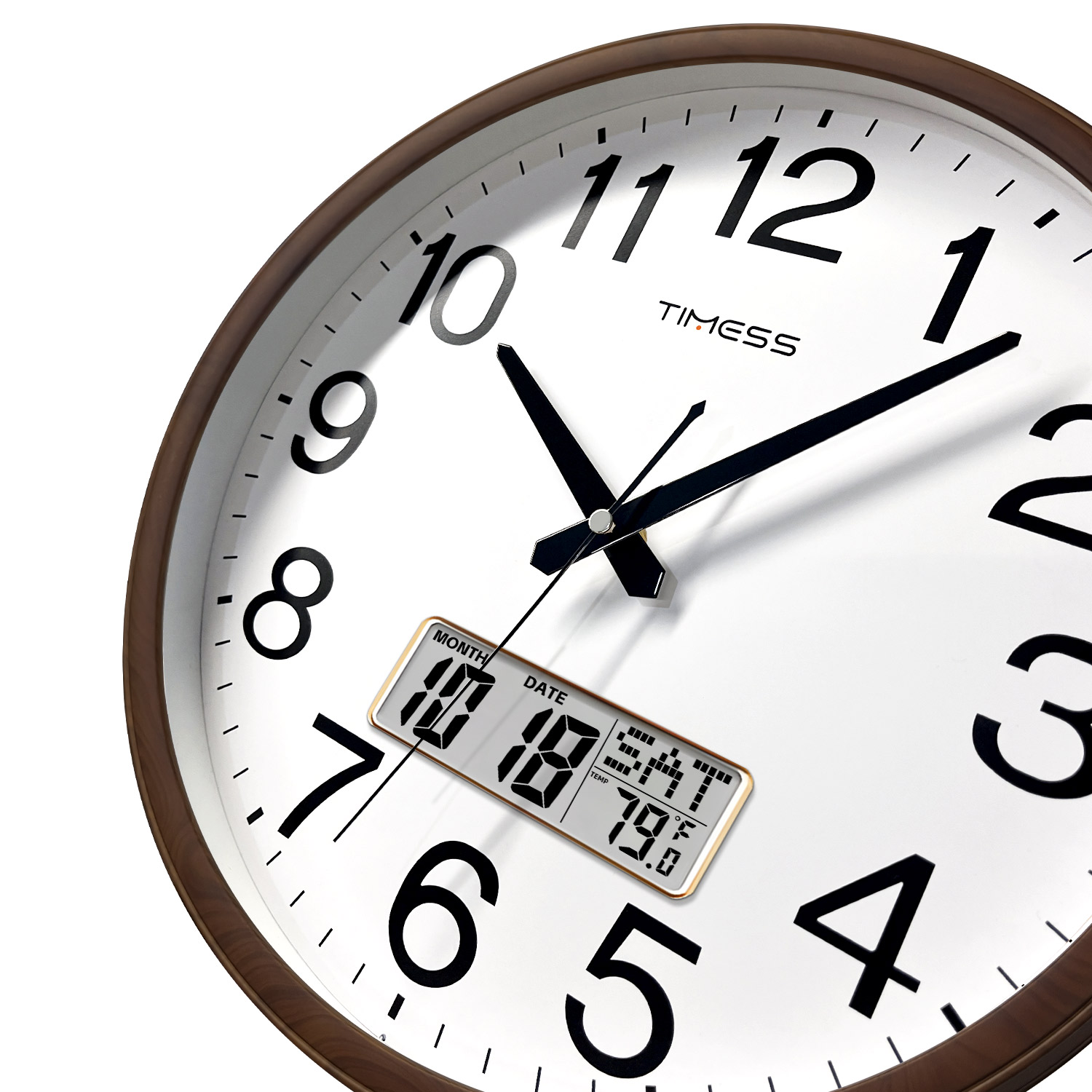 TIMESS 13-inch houten wandklok - Resin Art Watch recensie en prijs