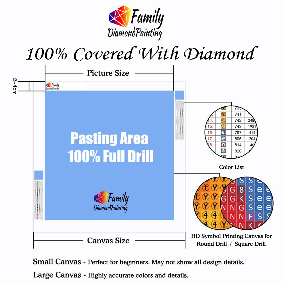 Diamond Painting Familie Kleur - Resin Art Kit recensie en prijs