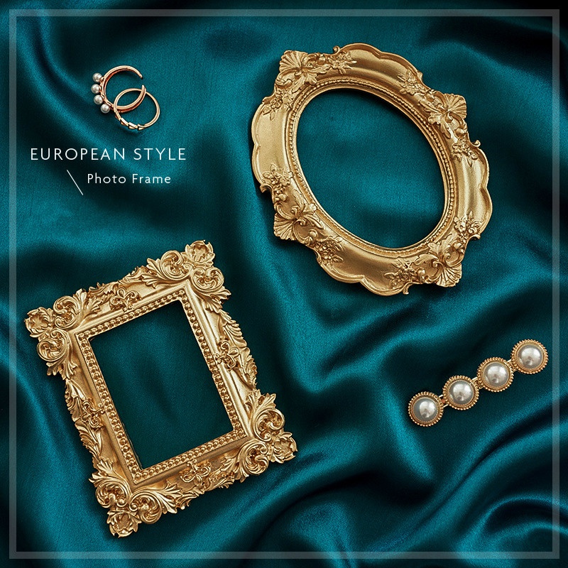 Gouden Retro Fotolijst Nail Ar - Background Resin Art recensie en prijs