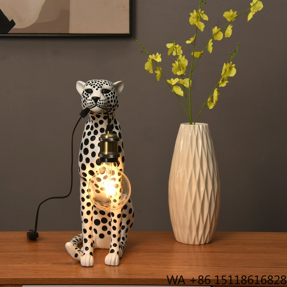 Moderne kunst dierenluipaard h - Resin Art Lamp recensie en prijs