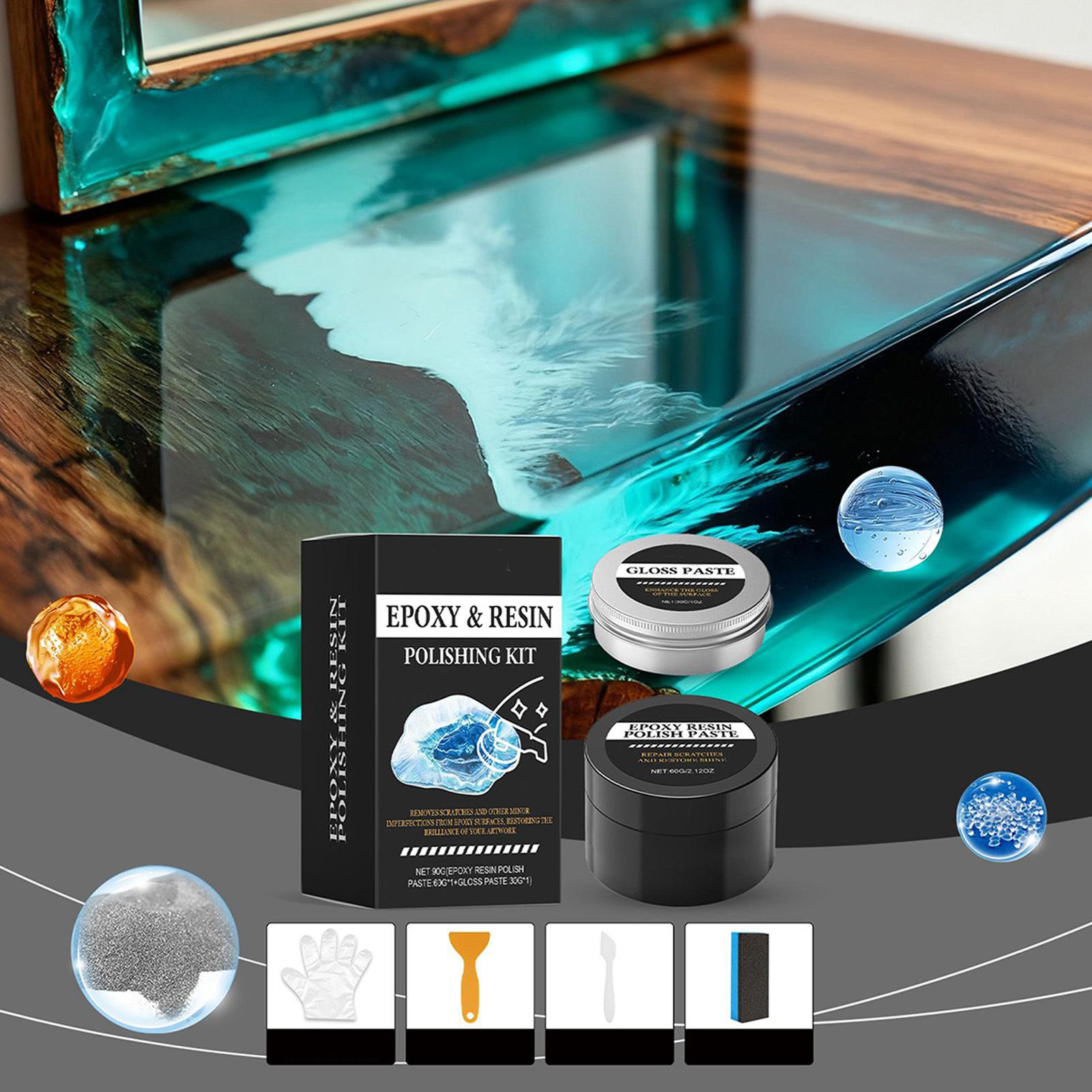 Epoxyhars polijstset - Romige  - Resin Art Kit recensie en prijs