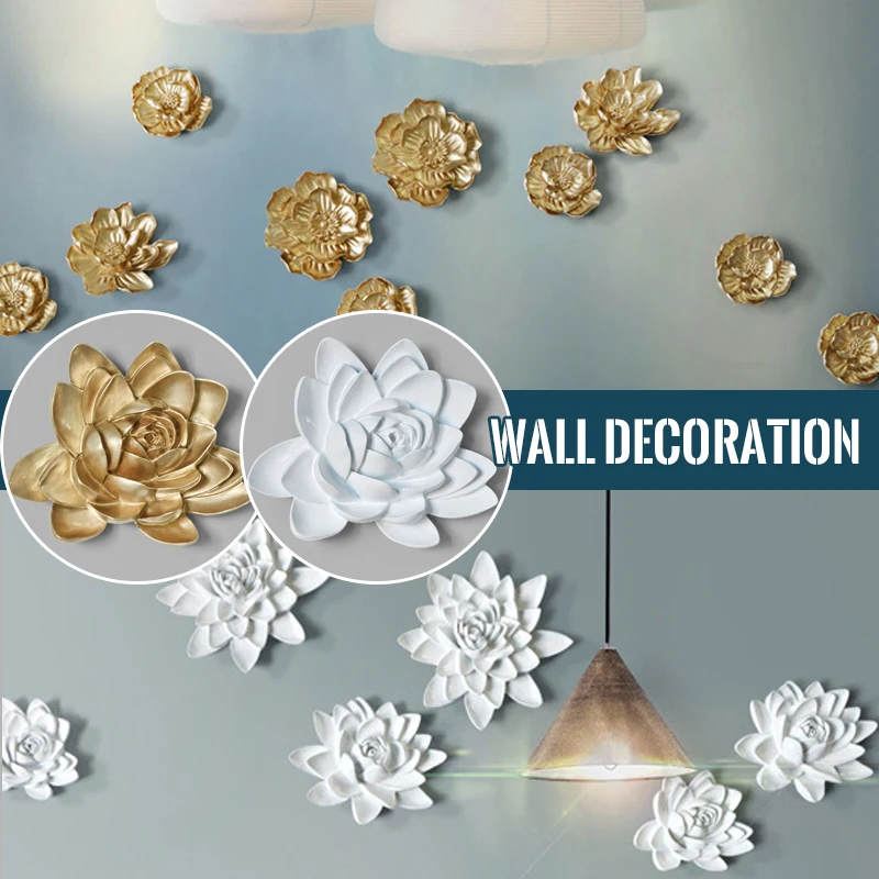 Chique 3D witgrijze hars lotus - Background Resin Art recensie en prijs
