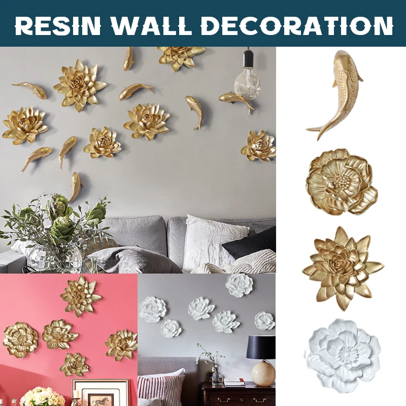 Chique 3D witgrijze hars lotus - Background Resin Art recensie en prijs