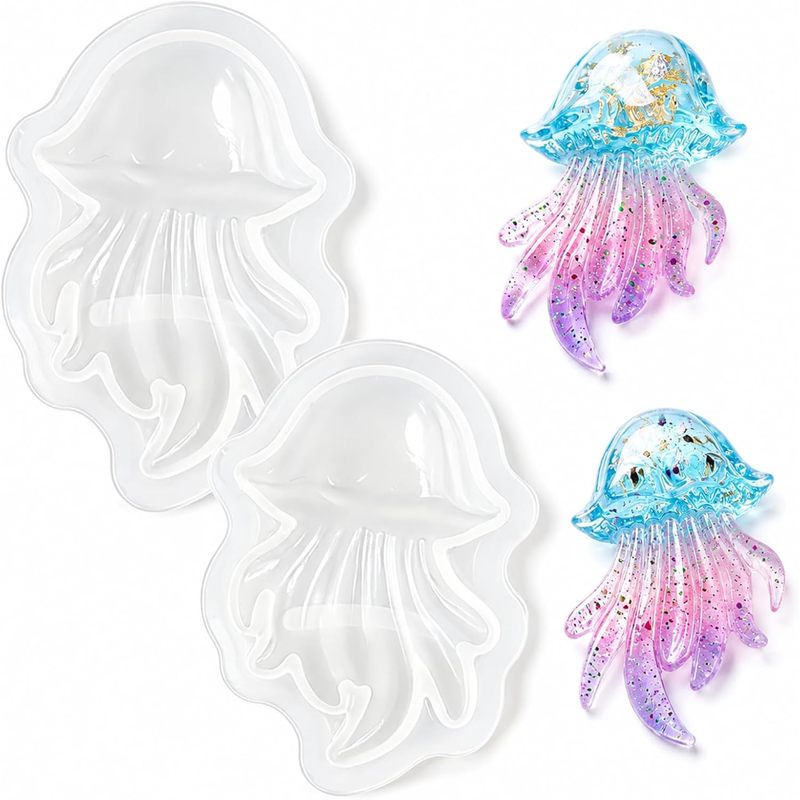 2 sets kwallenharsmallen, sili - Silicone Mold Ocean recensie en prijs