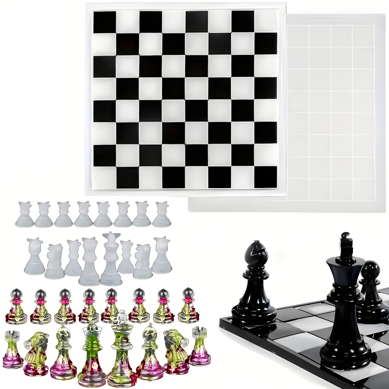 11Chessboard16Resin siliconen  - Resin Art Equipment recensie en prijs