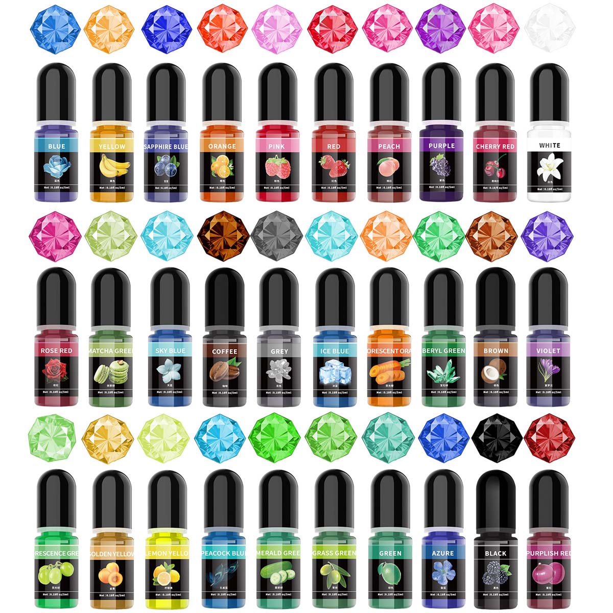5 ml/Fles Epoxyhars Pigment Vl - Resin Art Bottle recensie en prijs