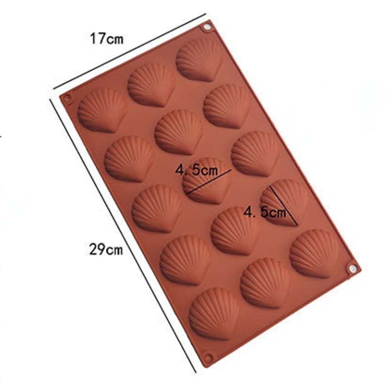 Food Grade Madeleine Cakevorm  - Silicone Mold Ocean recensie en prijs