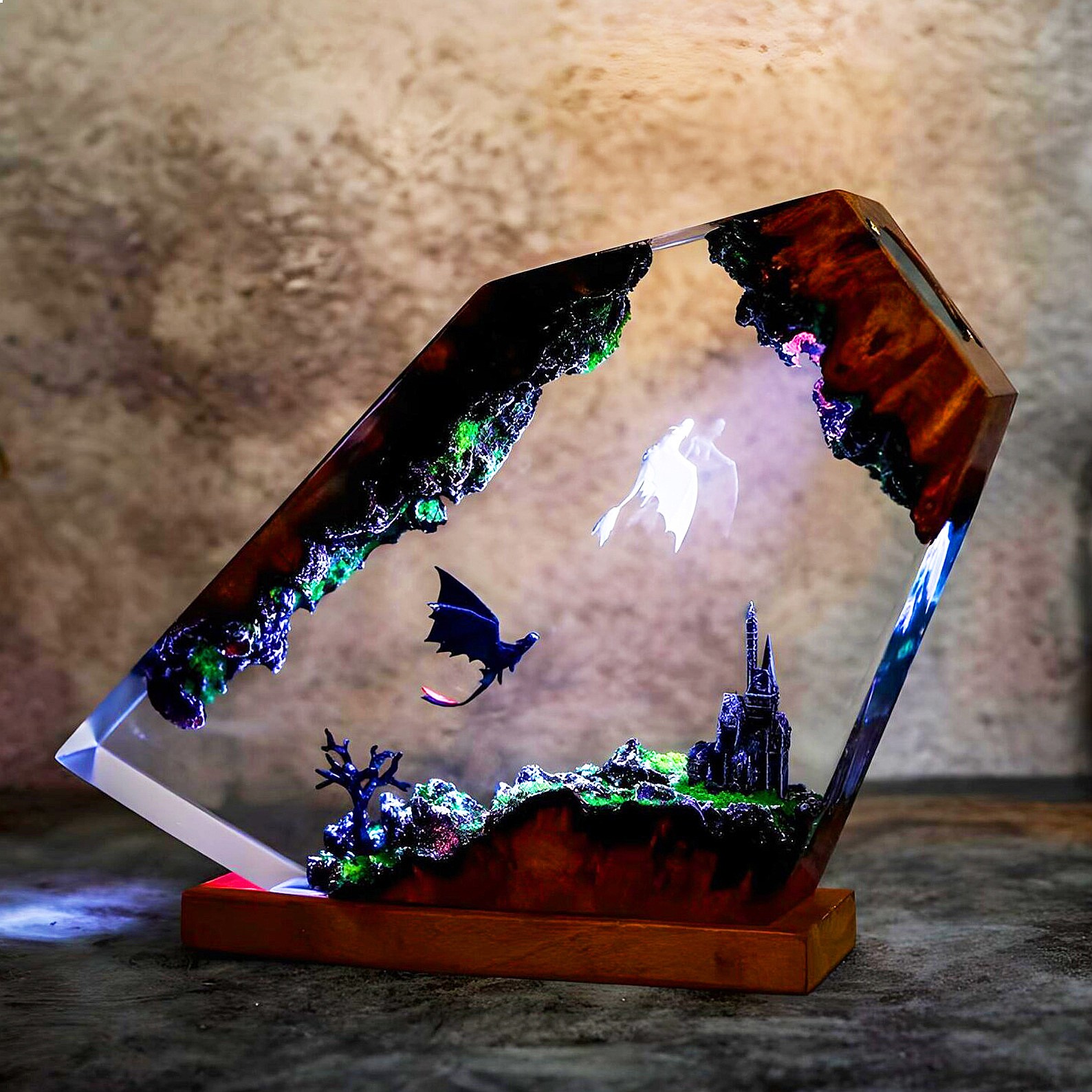 Creatief hars nachtlampje bedl - Resin Art Lamp recensie en prijs